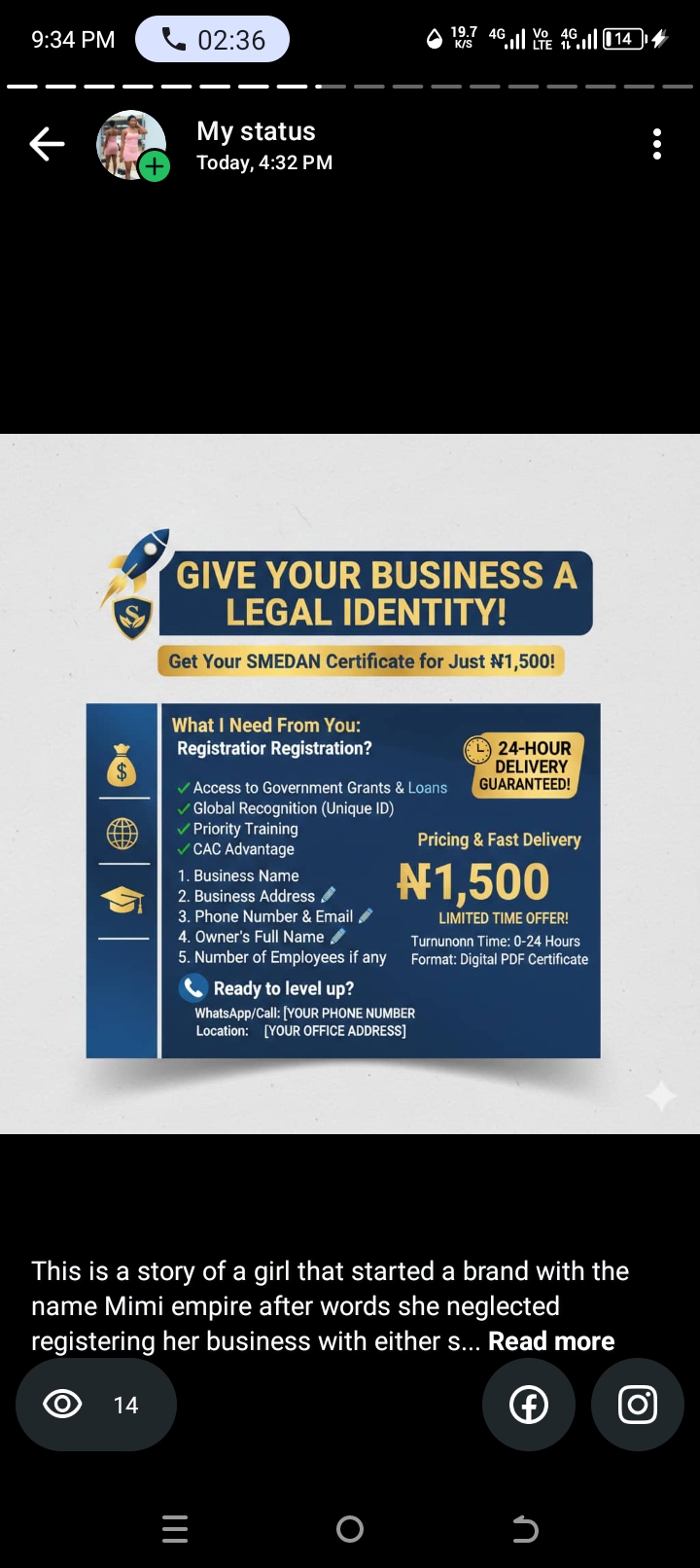 SMEDAN REGISTRATION